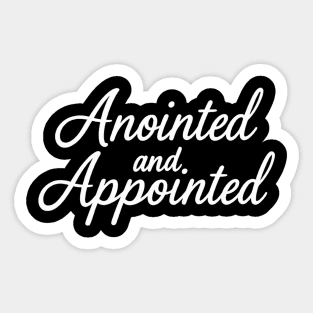 Anointed & Appointed Christian Gift Sticker